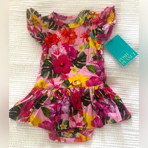 Posh Peanut Malana twirl bodysuit NWT 3-6 Months